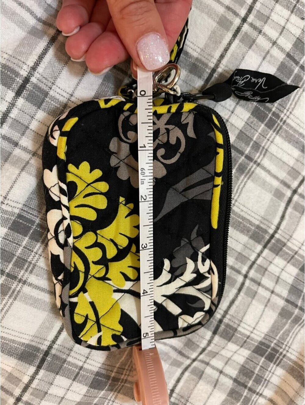 NWOT | Vera Bradley | BAROQUE (retired) Floral Quilted Zip Coin Purse - Picture 5 of 7